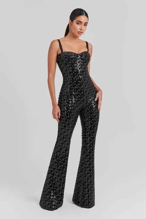 Lucinda Black Jumpsuit - Endless - UAE Rental and Resale for Women's Fashion