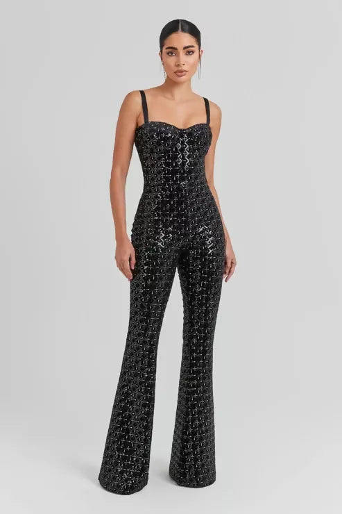 Lucinda Black Jumpsuit - Endless - UAE Rental and Resale for Women's Fashion