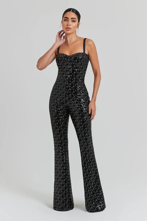 Lucinda Black Jumpsuit - Endless - UAE Rental and Resale for Women's Fashion