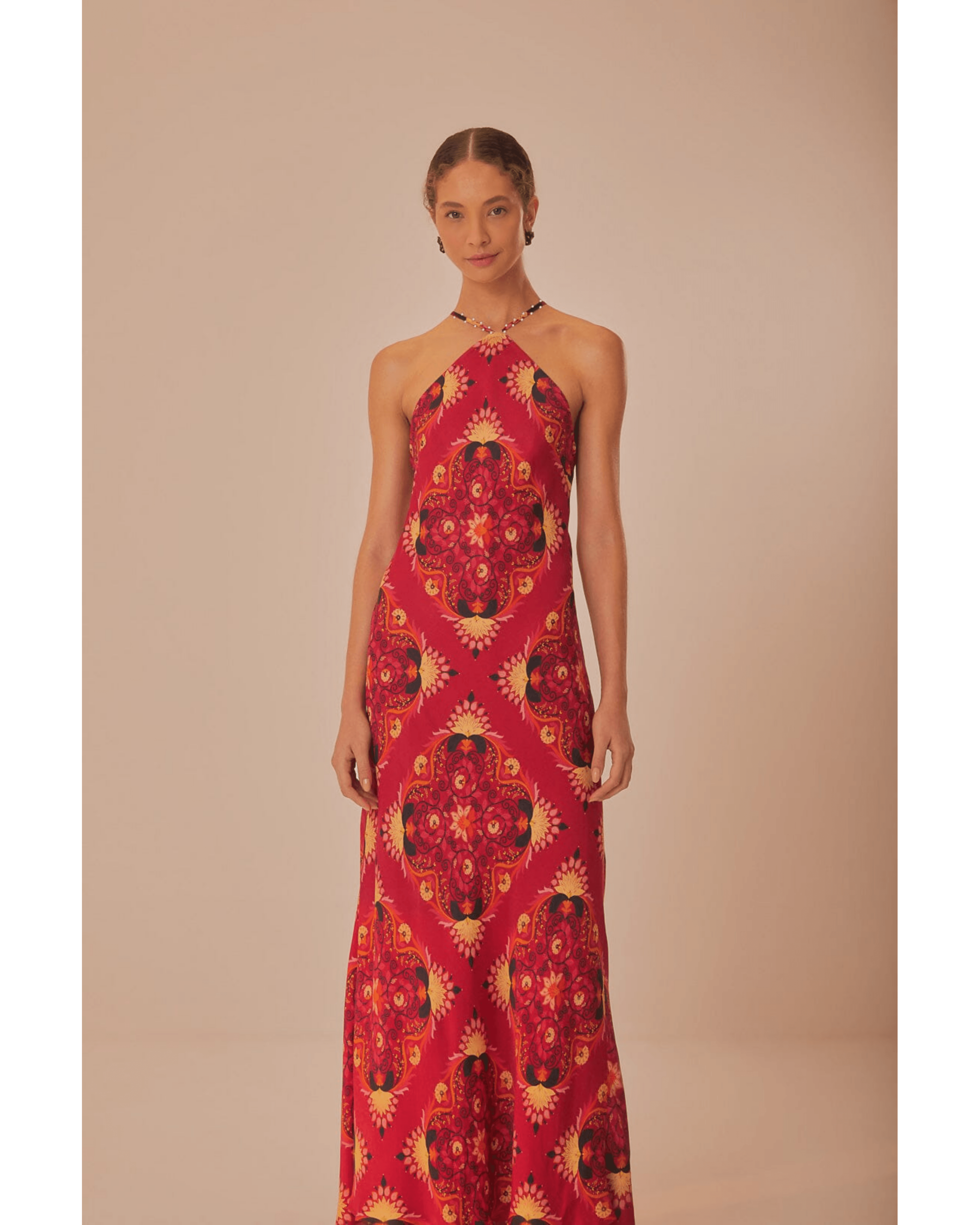 Luize Sleeveless Maxi Dress - Endless - UAE Rental and Resale for Women's Fashion