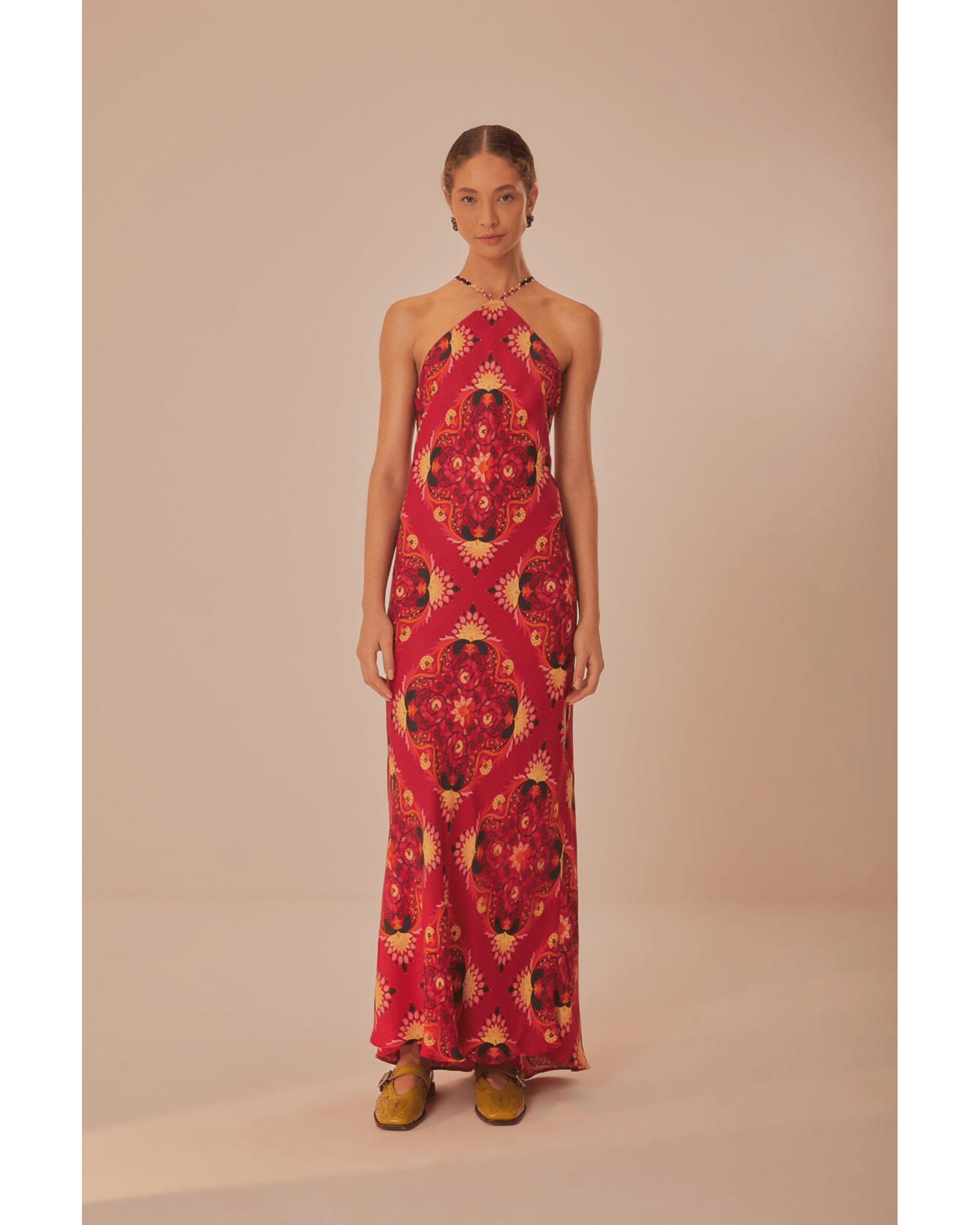 Luize Sleeveless Maxi Dress - Endless - UAE Rental and Resale for Women's Fashion