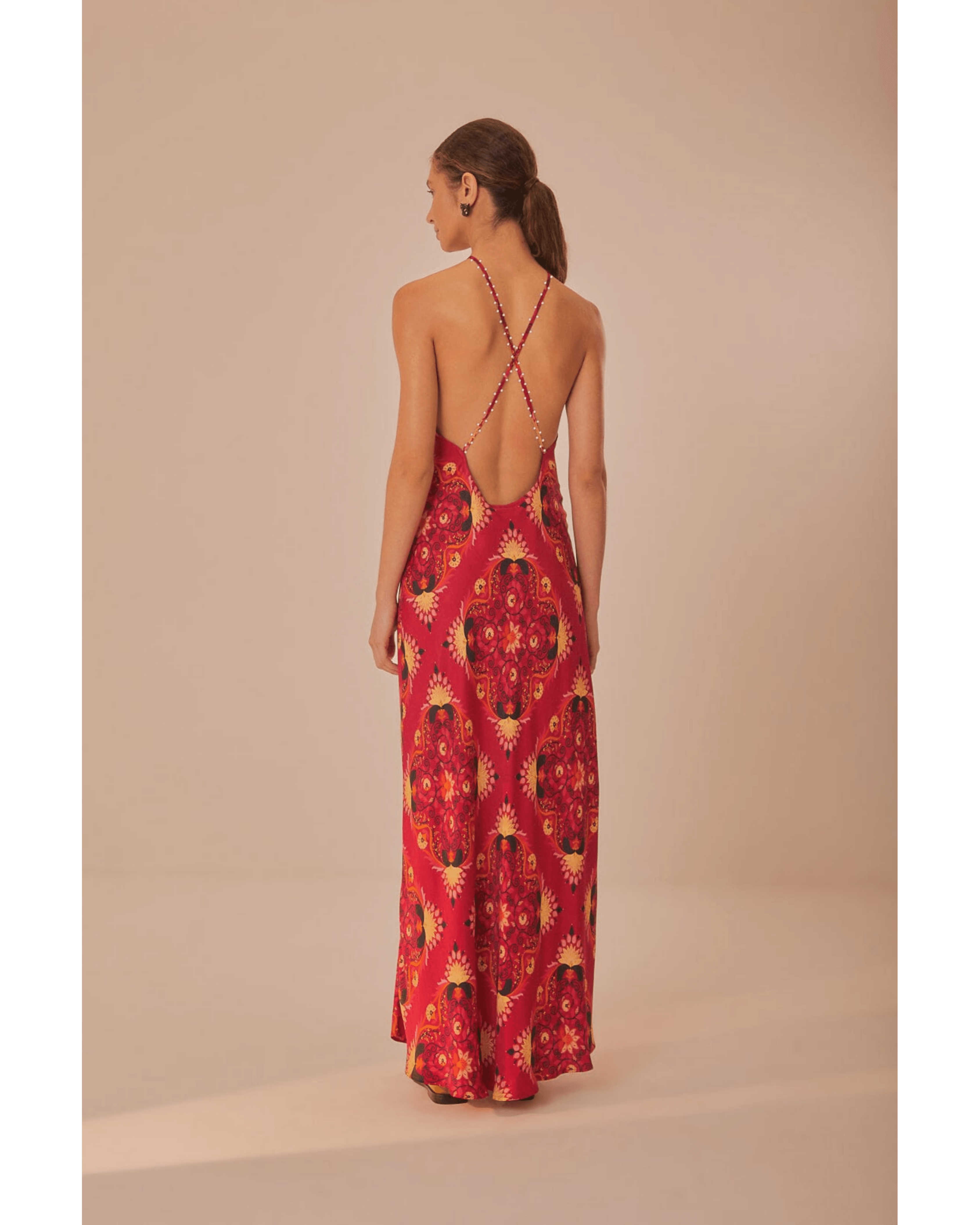 Luize Sleeveless Maxi Dress - Endless - UAE Rental and Resale for Women's Fashion