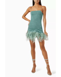 Lumiere Plumage Mini Dress - Endless - UAE Rental and Resale for Women's Fashion