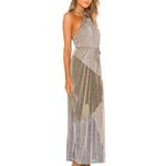 Luna Pleat Maxi Dress - Endless - UAE Rental and Resale for Women's Fashion