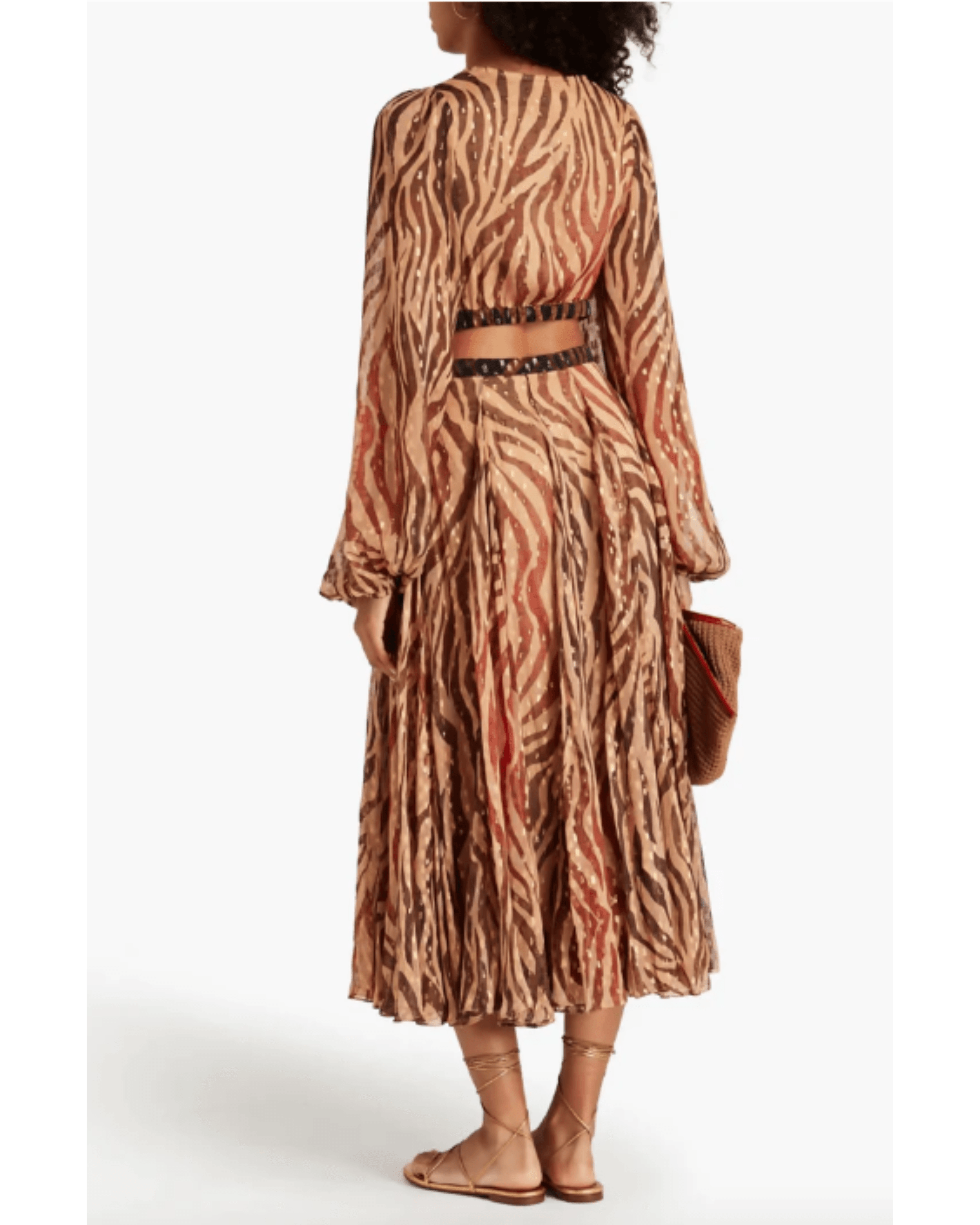 Lurex Cut Out Maxi Dress - Endless - UAE Rental and Resale for Women's Fashion