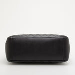 Black quilted caviar leather Grand Shopper Tote bag shown from bottom view — Chanel | Endless UAE