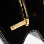 Black Caviar leather Grand Shopper Tote with gold-tone CHANEL zipper pull detail — Chanel | Endless UAE