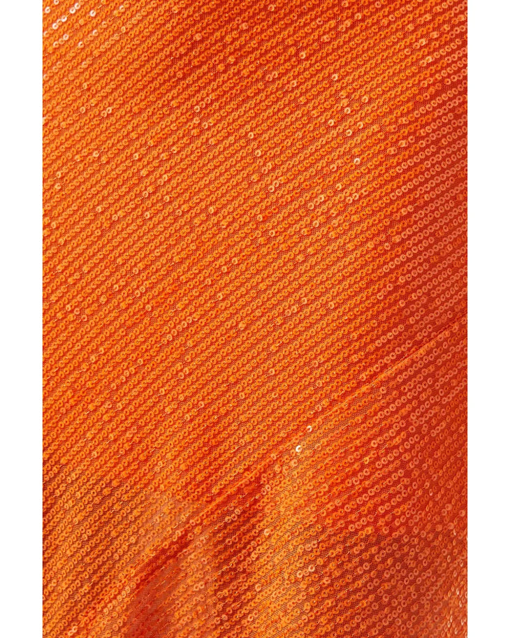 Kanelios orange sequinned asymmetric cami dress — Rotate Birger Christensen | Endless UAE