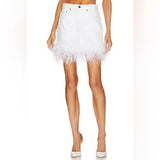 Sora Feather Mini Skirt