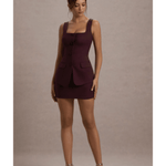 Maci Port Tailored Square-Neck Mini Dress - Endless - UAE Rental and Resale for Women's Fashion