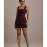Maci Port Tailored Square-Neck Mini Dress - Endless - UAE Rental and Resale for Women's Fashion