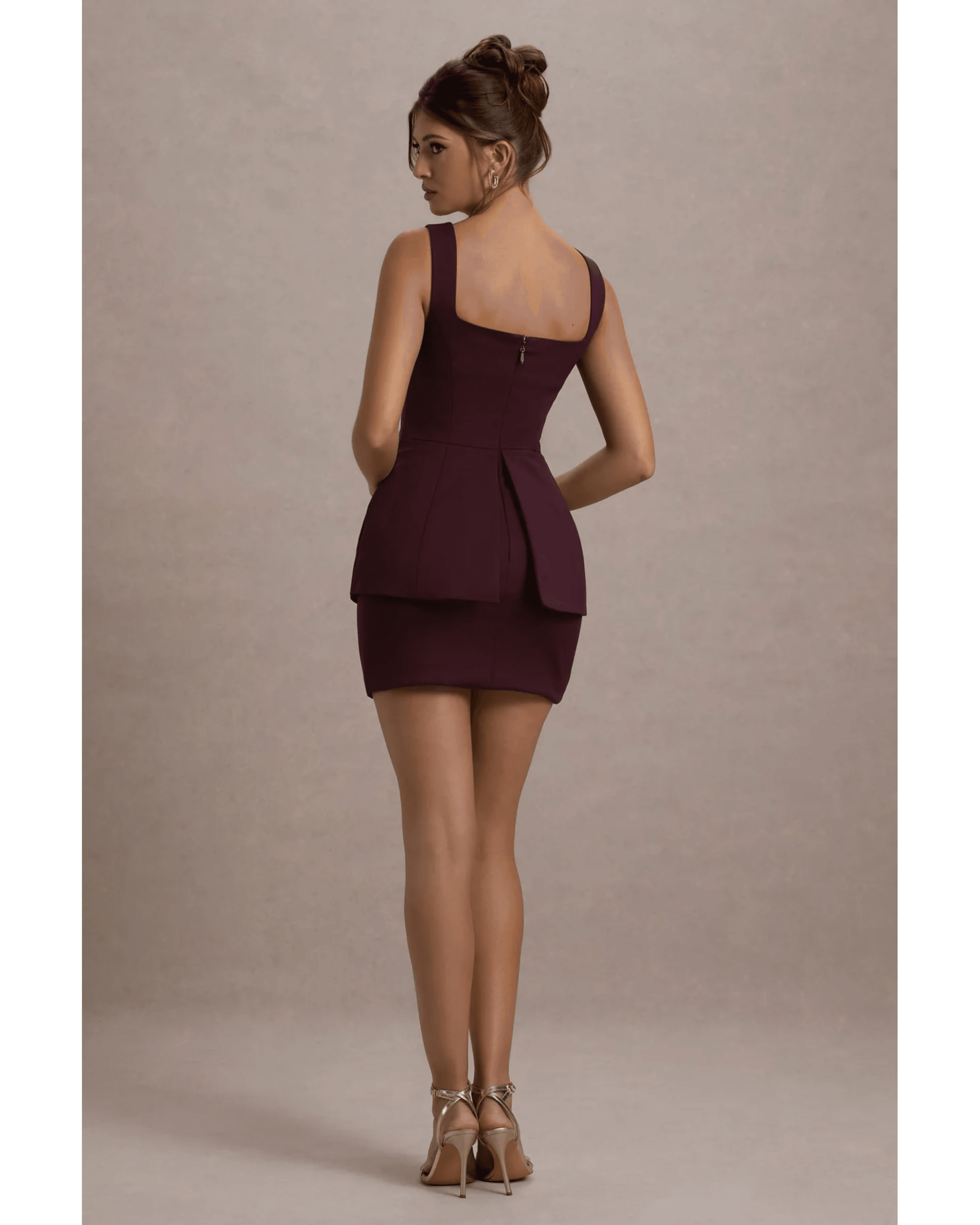Maci Port Tailored Square-Neck Mini Dress - Endless - UAE Rental and Resale for Women's Fashion