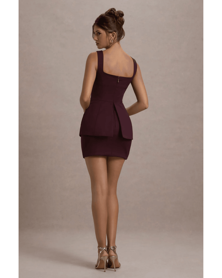 Maci Port Tailored Square-Neck Mini Dress - Endless - UAE Rental and Resale for Women's Fashion