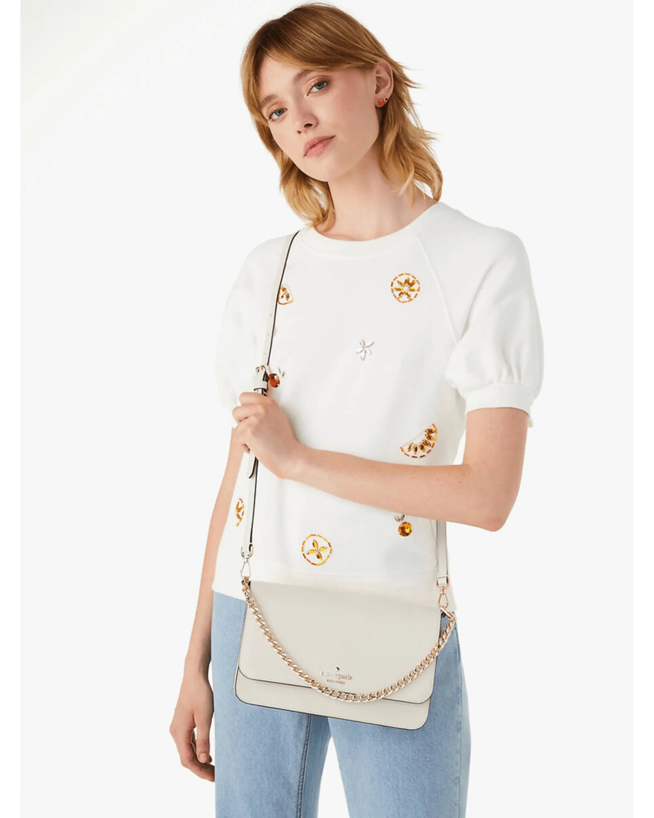 Madison Saffiano Leather Willow Flap Convertible Crossbody - Endless - UAE Rental and Resale for Women's Fashion