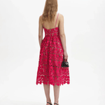 Magenta Azaelea Lace Dress - Endless - UAE Rental and Resale for Women's Fashion