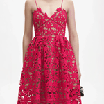 Magenta Azaelea Lace Dress - Endless - UAE Rental and Resale for Women's Fashion