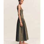 Maiori Square Neck Midi Dress - Endless - UAE Rental and Resale for Women's Fashion