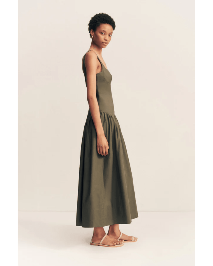 Maiori Square Neck Midi Dress - Endless - UAE Rental and Resale for Women's Fashion