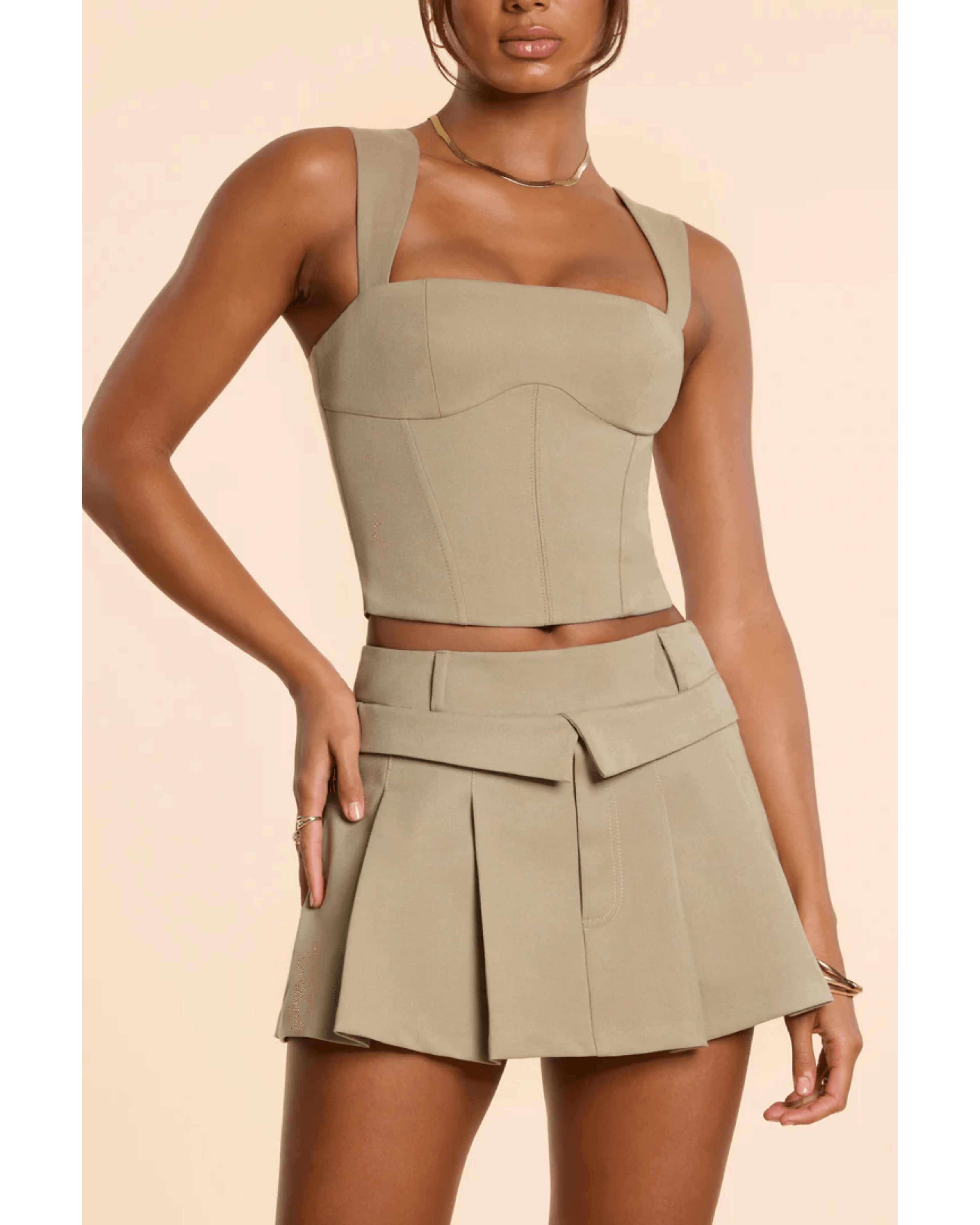 Maize & Laurel Co-ord Set - Endless - UAE Rental and Resale for Women's Fashion
