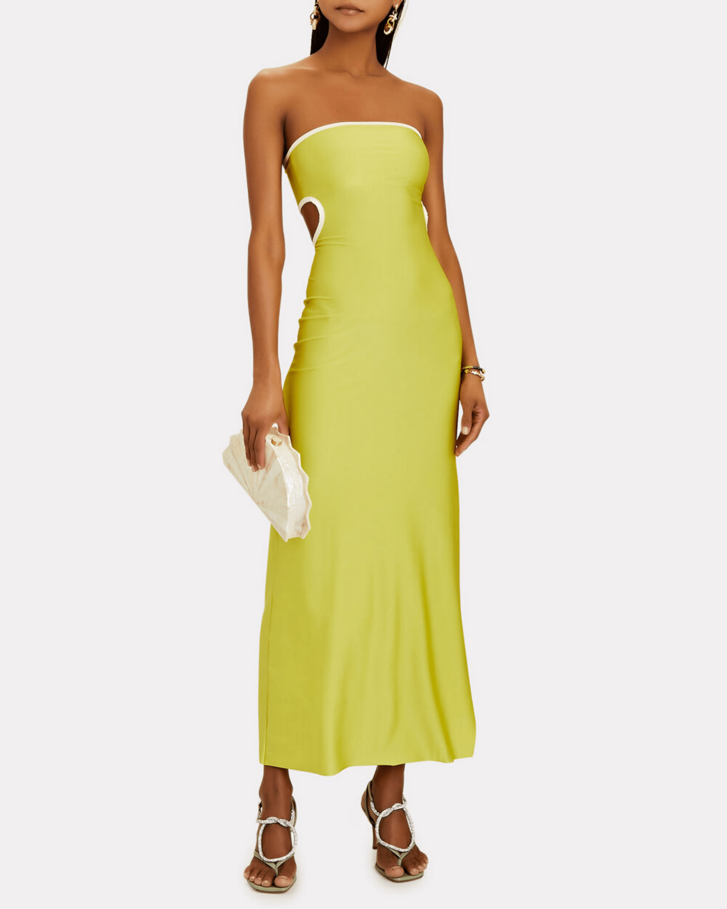 Mambo Strapless Cut-Out Maxi Dress - Endless - UAE Rental and Resale for Women's Fashion