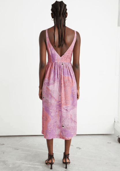 Marble Print Dress - Endless