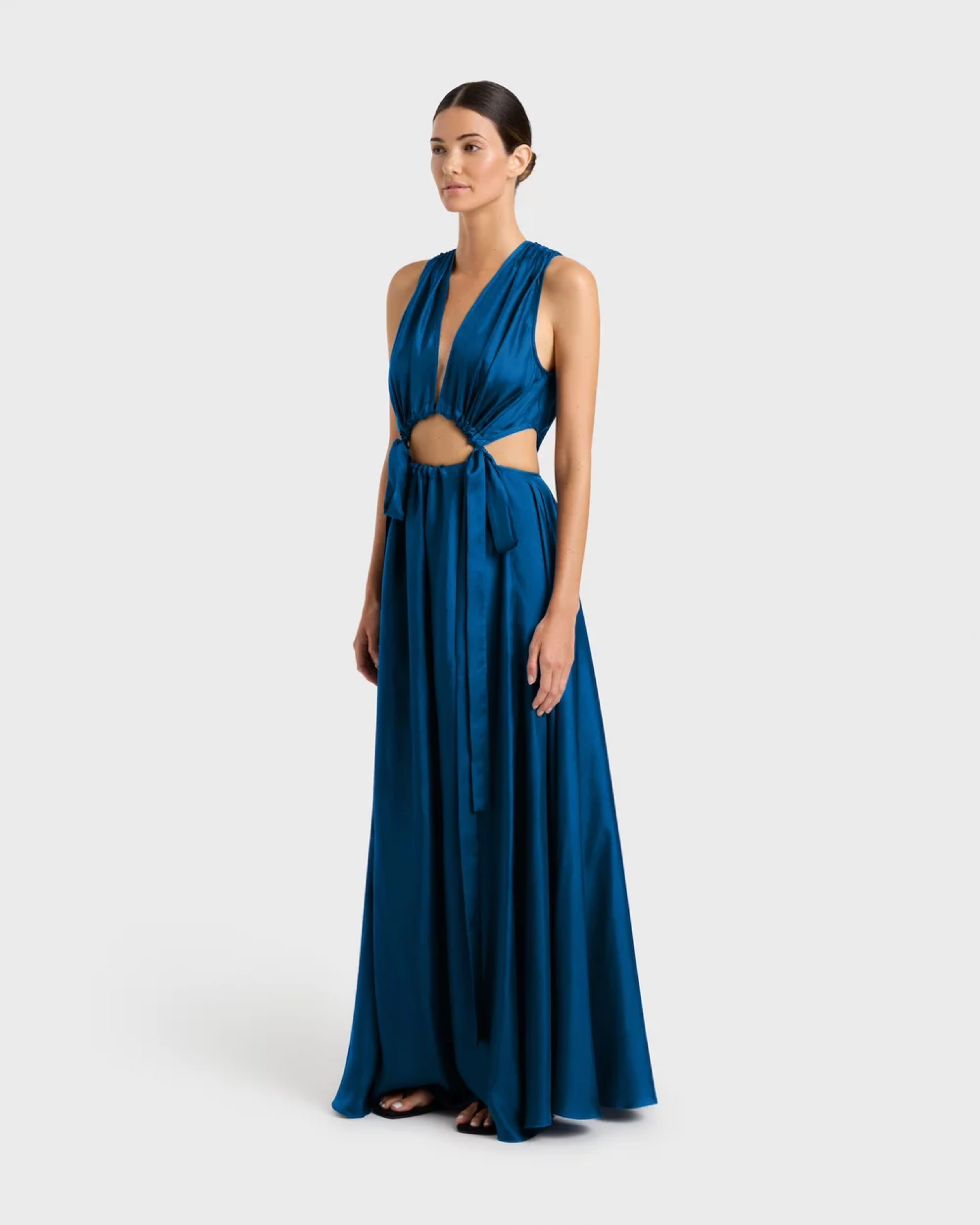 Marfa Silk Cut-out Maxi Dress - Endless - UAE Rental and Resale for Women's Fashion
