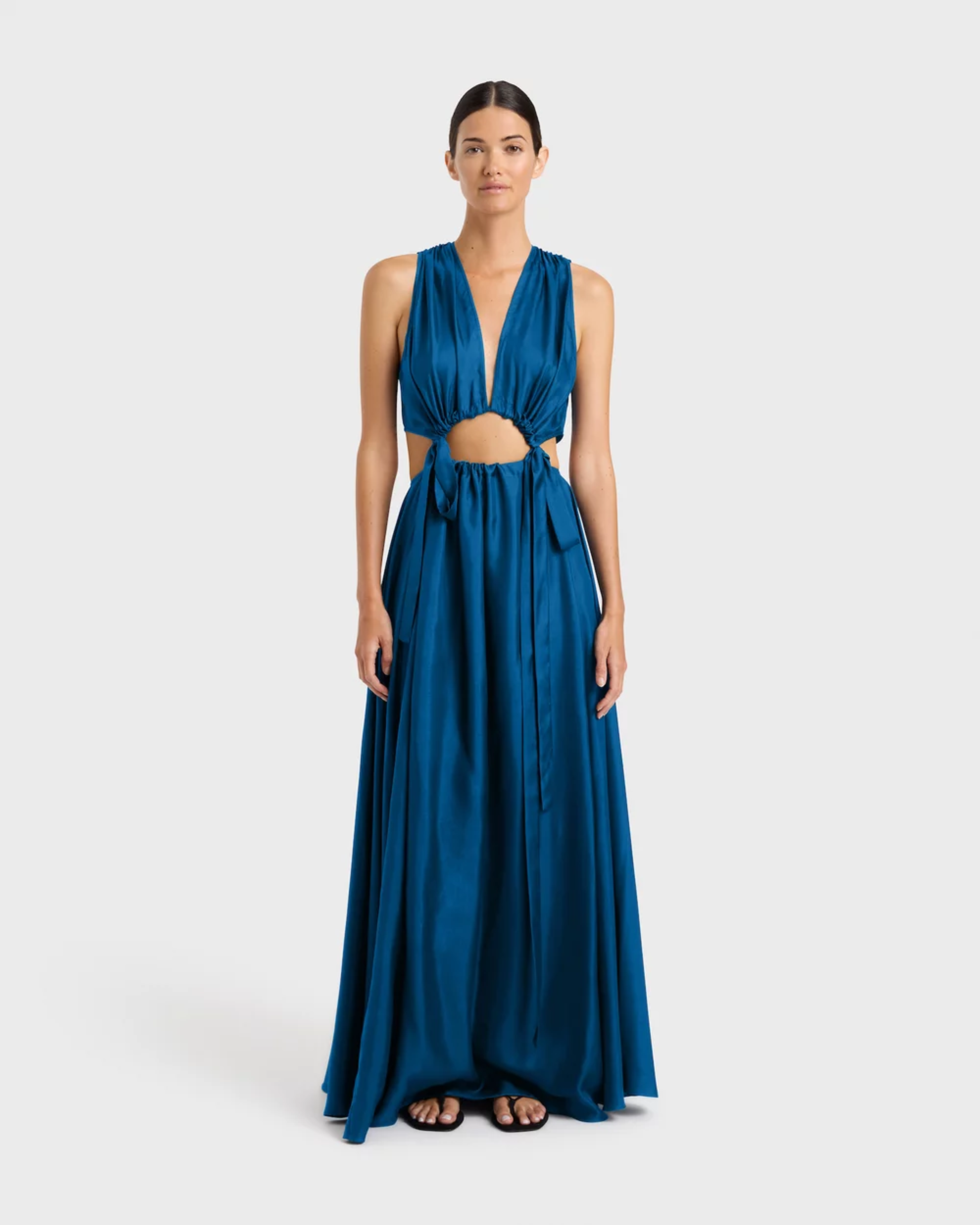 Marfa Silk Cut-out Maxi Dress - Endless - UAE Rental and Resale for Women's Fashion