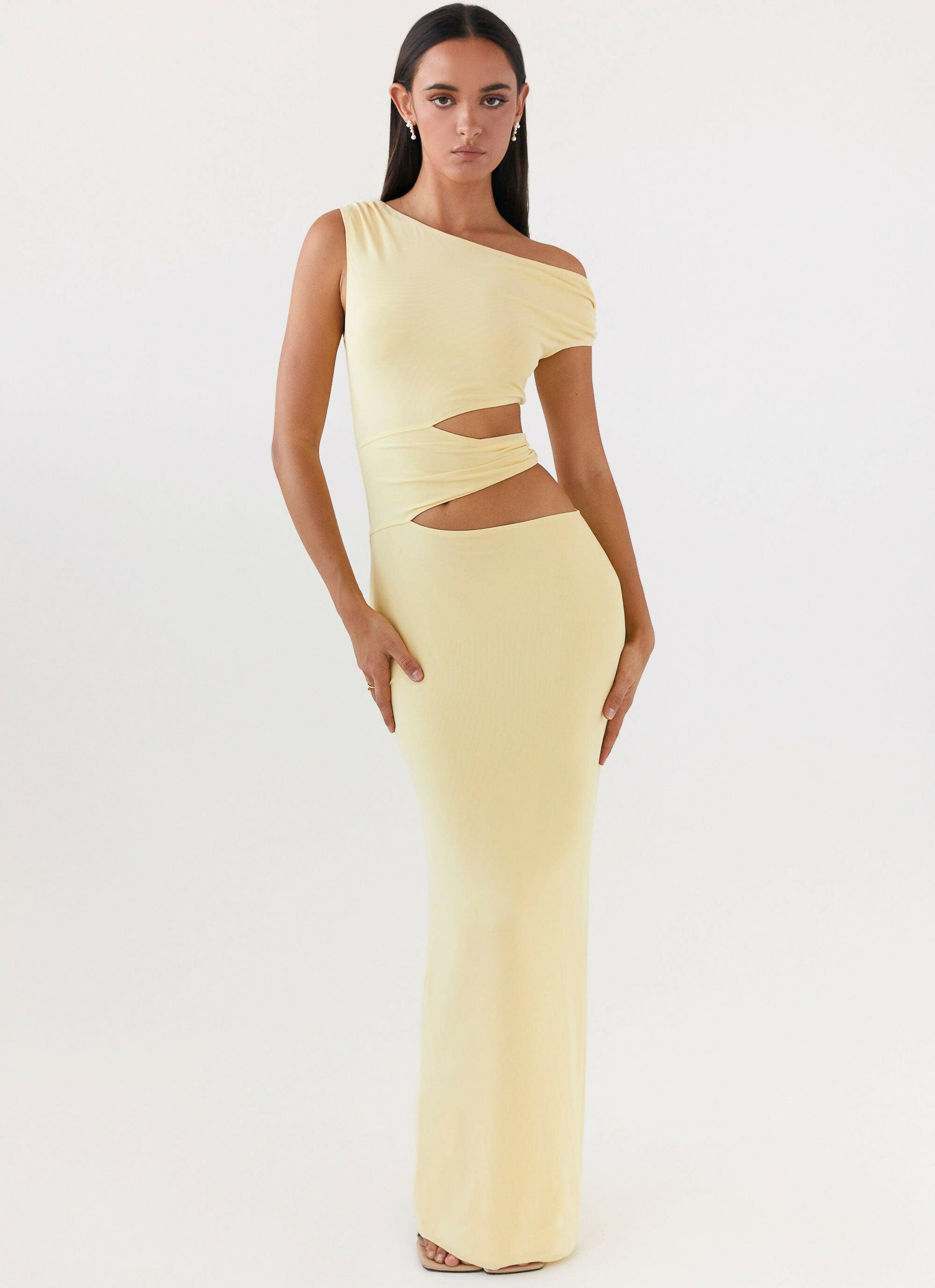 Margot One Shoulder Maxi Dress - Endless - UAE Rental and Resale for Women's Fashion