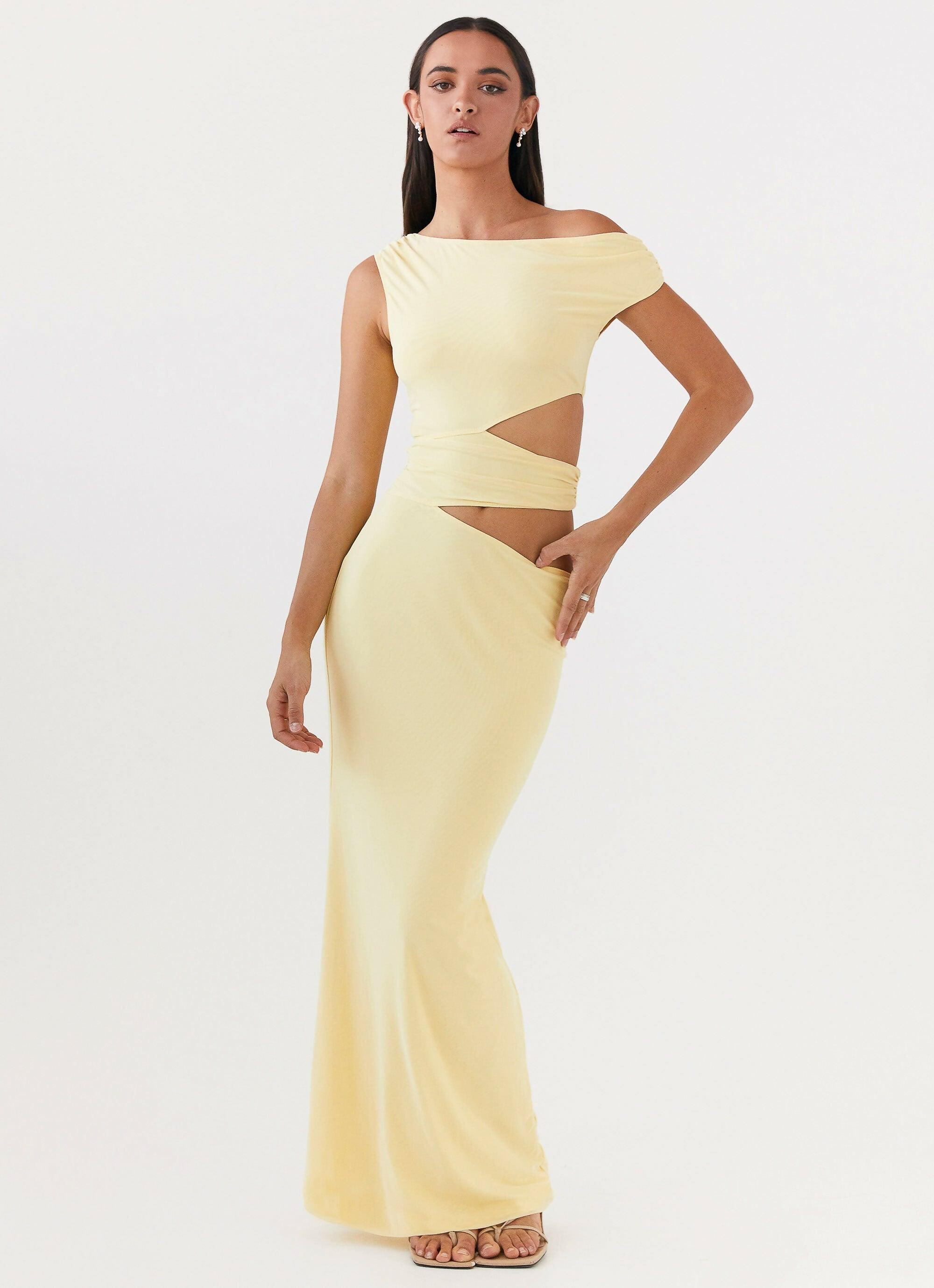 Margot One Shoulder Maxi Dress - Endless - UAE Rental and Resale for Women's Fashion