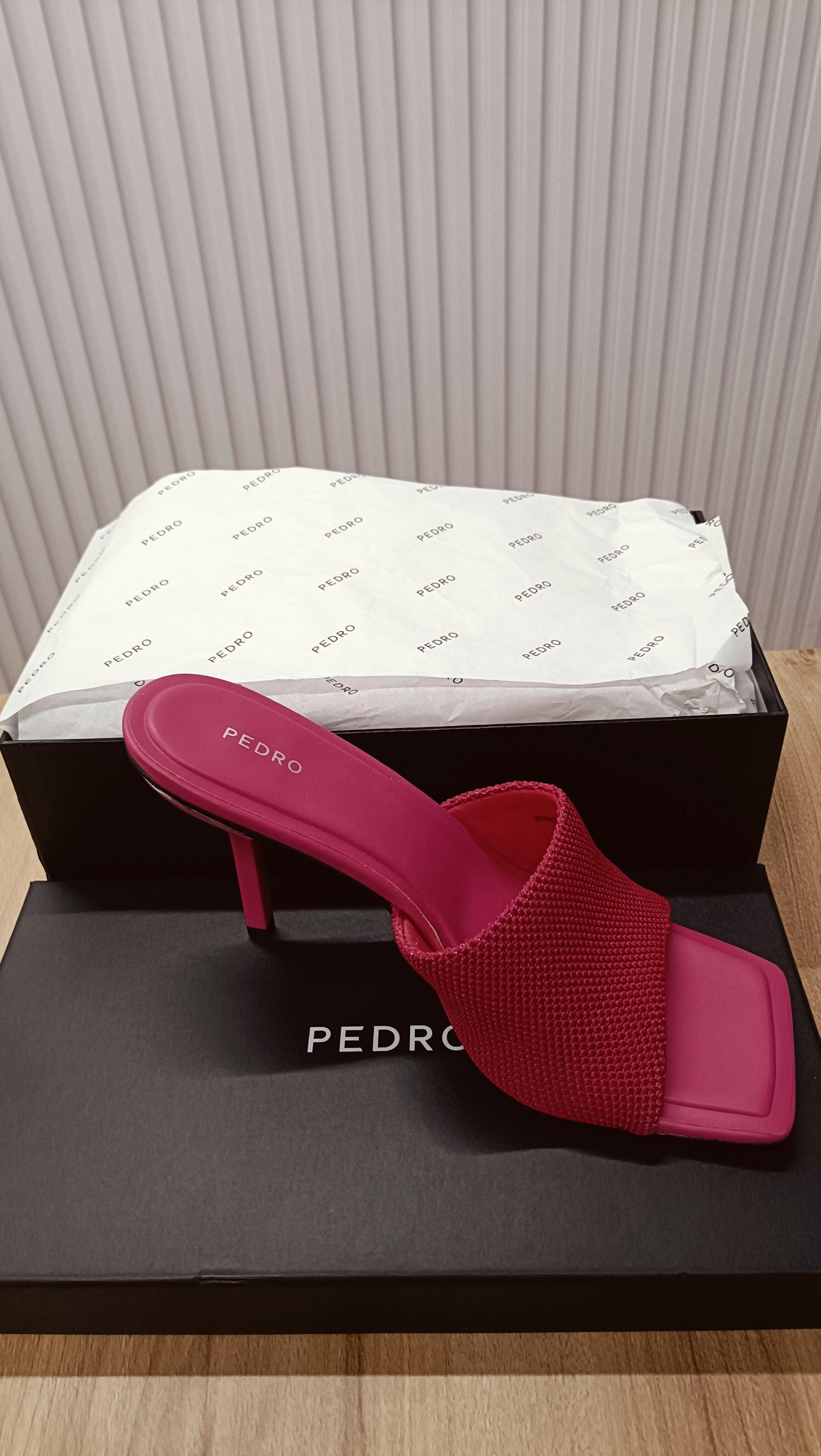 Maria Fabric Heel Sandals - Endless - UAE Rental and Resale for Women's Fashion