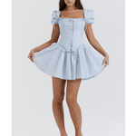 Maribel Broderie Corset Mini Dress - Endless - UAE Rental and Resale for Women's Fashion