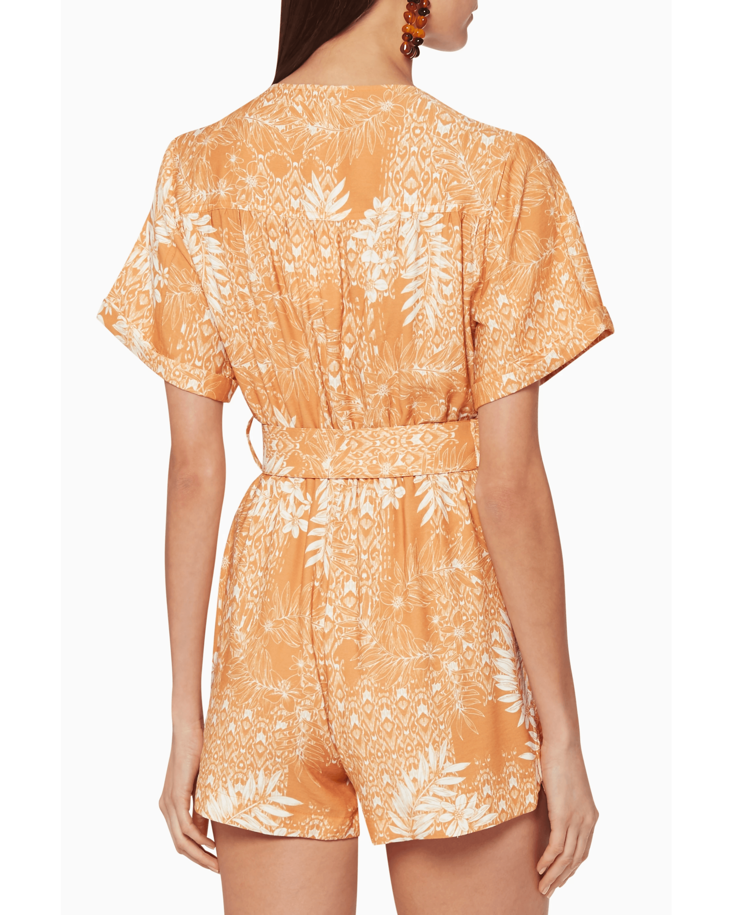 Mariel Printed Playsuit - Endless - UAE Rental and Resale for Women's Fashion