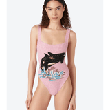 Marina Vintage Neckline Swimsuit - Endless - UAE Rental and Resale for Women's Fashion