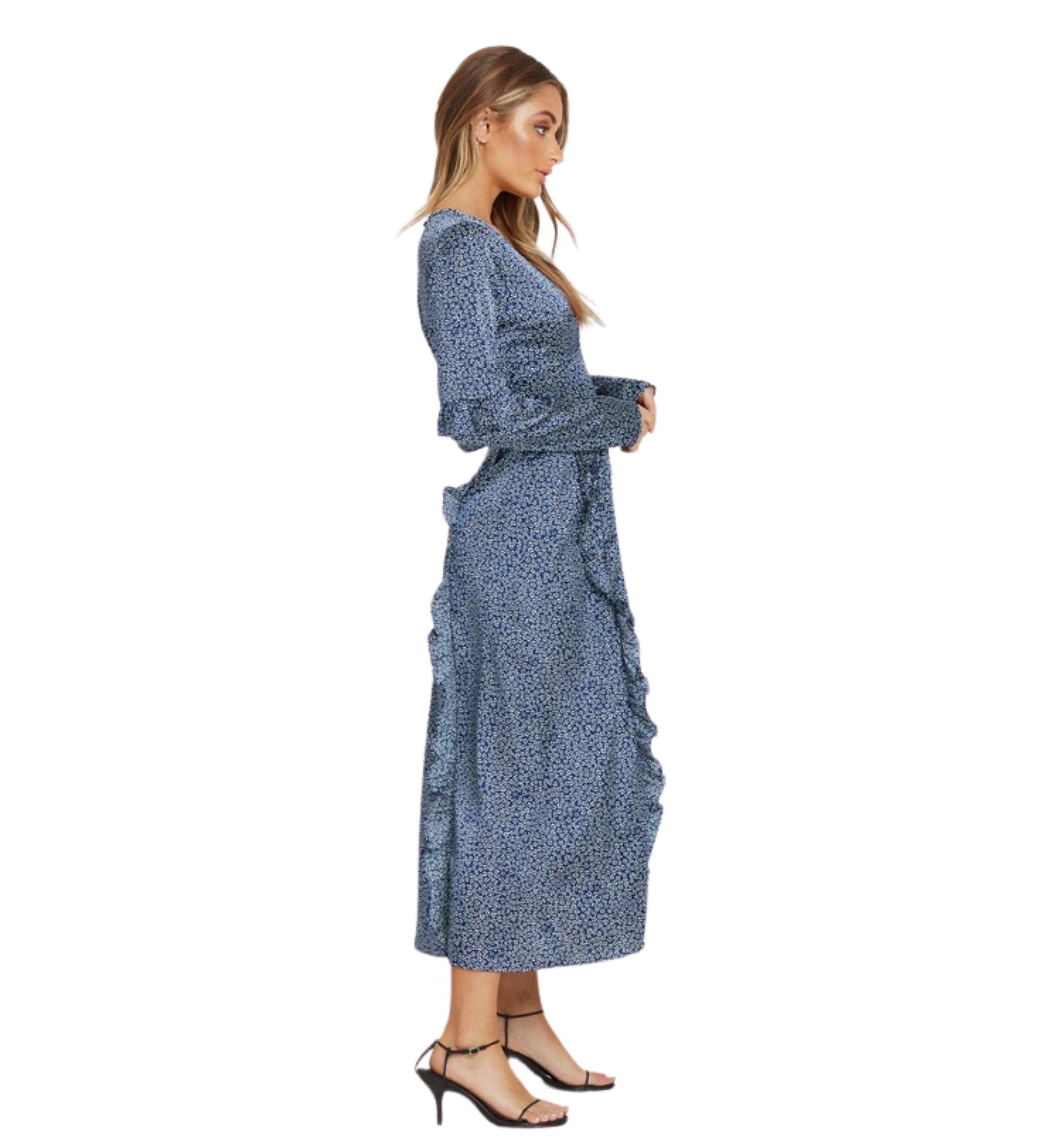 Maritza Frill Midi Dress - Endless - UAE Rental and Resale for Women's Fashion