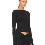 Matte Jersey Long Sleeve Top - Endless - UAE Rental and Resale for Women's Fashion