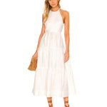 Maya Backless Halter Midi Dress - Endless - UAE Rental and Resale for Women's Fashion