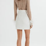 Medina Embellished Feather Cuff Mini Dress - Endless - UAE Rental and Resale for Women's Fashion