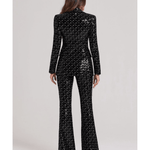Meghan Black Sequin Trouser - Endless - UAE Rental and Resale for Women's Fashion