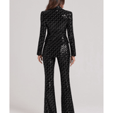 Meghan Black Sequin Trouser - Endless - UAE Rental and Resale for Women's Fashion