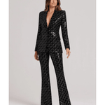 Meghan Black Sequin Trouser - Endless - UAE Rental and Resale for Women's Fashion