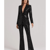 Meghan Black Sequin Trouser - Endless - UAE Rental and Resale for Women's Fashion