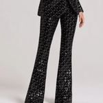 Meghan Black Sequin Trouser - Endless - UAE Rental and Resale for Women's Fashion