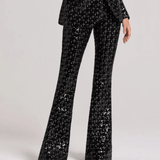 Meghan Black Sequin Trouser - Endless - UAE Rental and Resale for Women's Fashion