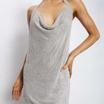Meilani Low Back Diamante Mesh Mini Dress - Endless - UAE Rental and Resale for Women's Fashion