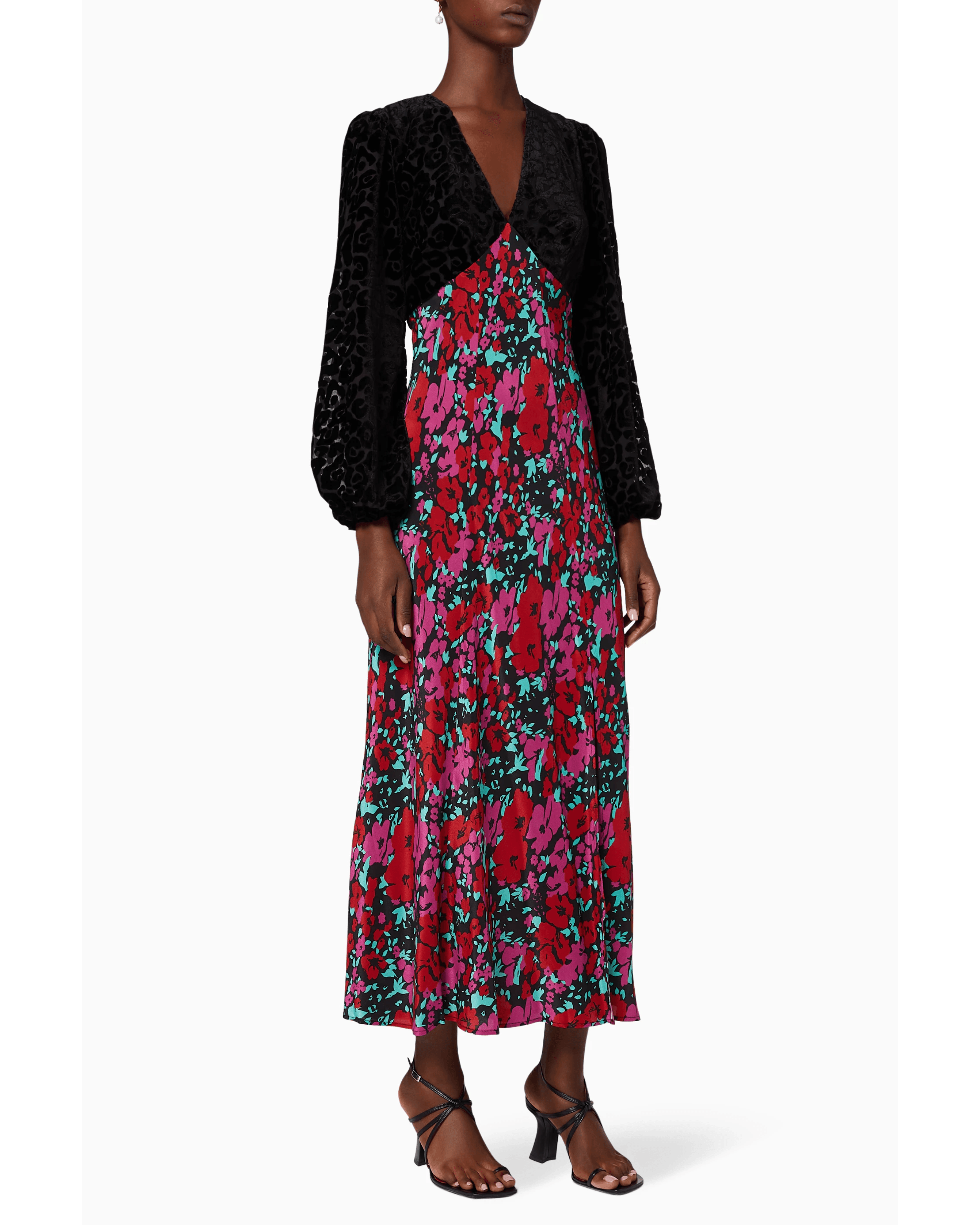 Melanie Printed Silk Dress - Endless - UAE Rental and Resale for Women's Fashion