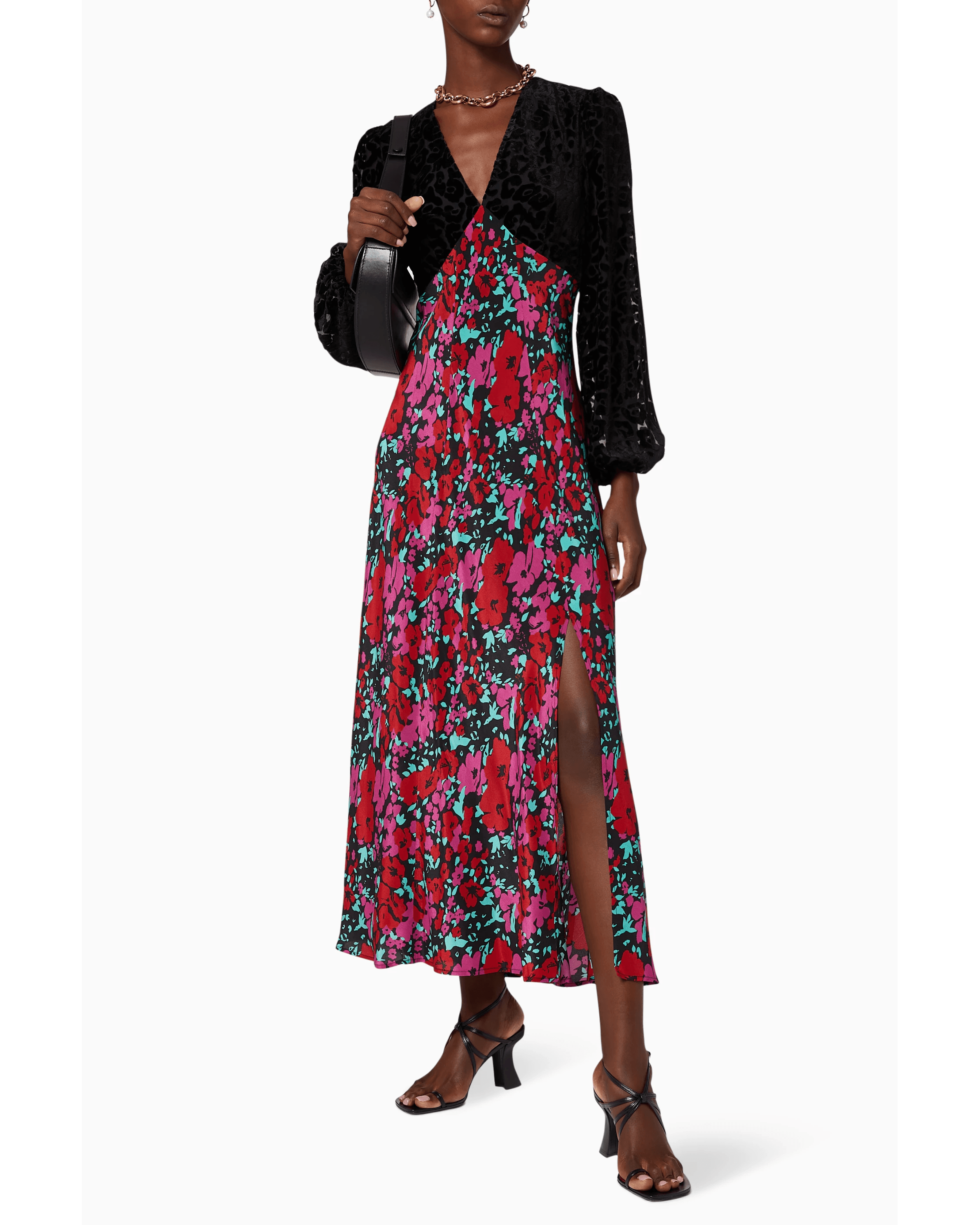 Melanie Printed Silk Dress - Endless - UAE Rental and Resale for Women's Fashion