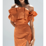 Melissa Ruffle Mini Dress - Endless - UAE Rental and Resale for Women's Fashion