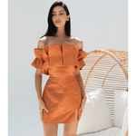 Melissa Ruffle Mini Dress - Endless - UAE Rental and Resale for Women's Fashion