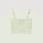 Merveille Crop Knit Top Vert Amande - Endless - UAE Rental and Resale for Women's Fashion