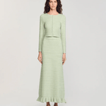 Merveilleux Studded Cardigan Vert Amande - Endless - UAE Rental and Resale for Women's Fashion